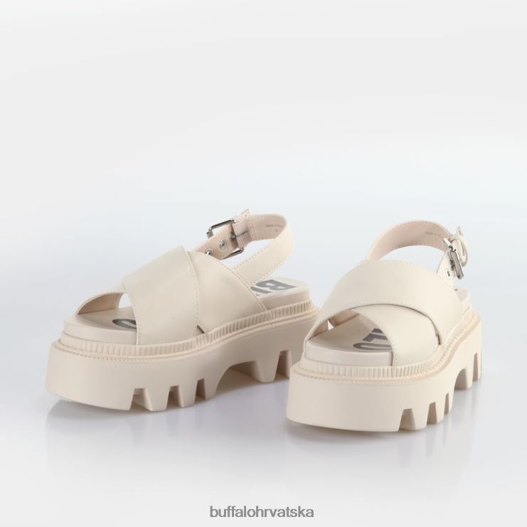 krema Buffalo flora sandale s križnom platformom veganske |sandale TDD6T165